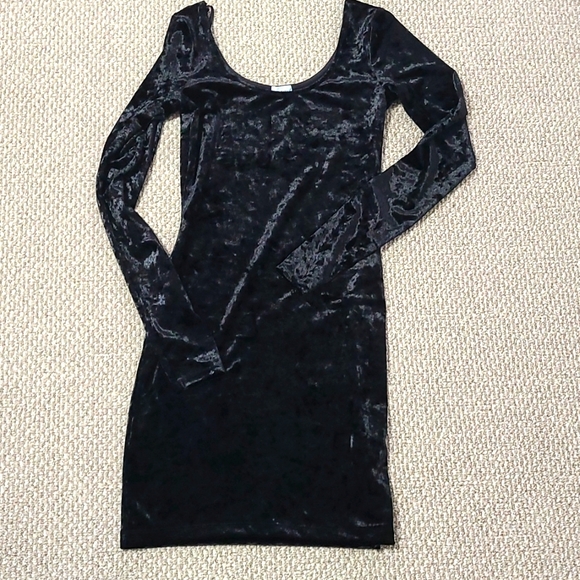 Garage Velvet Mini Dress